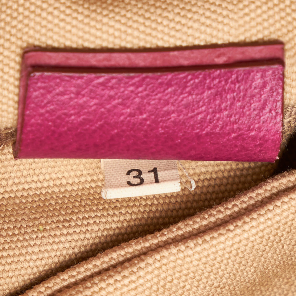 Beige Prada Canvas Tote Bag