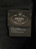 Prada Black Wool and Cashmere Crop Top Size IT 38 (UK 6)