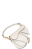 CHRISTIAN DIOR Saddle Bag White