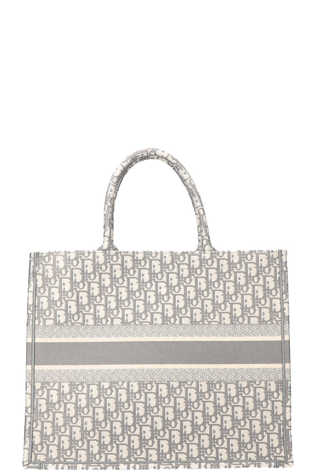 CHRISTIAN DIOR Book Tote Large Oblique Grey
