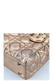 CHRISTIAN DIOR Small Lady Dior My ABCDior Bag Gold
