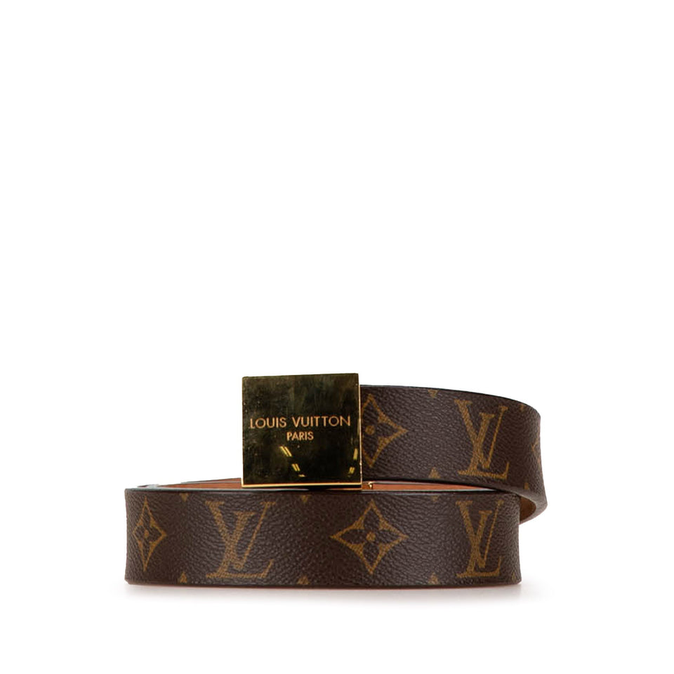 Brown Louis Vuitton Monogram Ceinture Belt