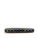 Black Louis Vuitton Monogram Multicolore Zippy Wallet