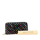 Black Louis Vuitton Monogram Multicolore Zippy Wallet