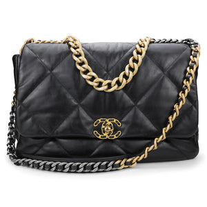 CHANEL 19 MAXI FLAP BAG GOATSKIN