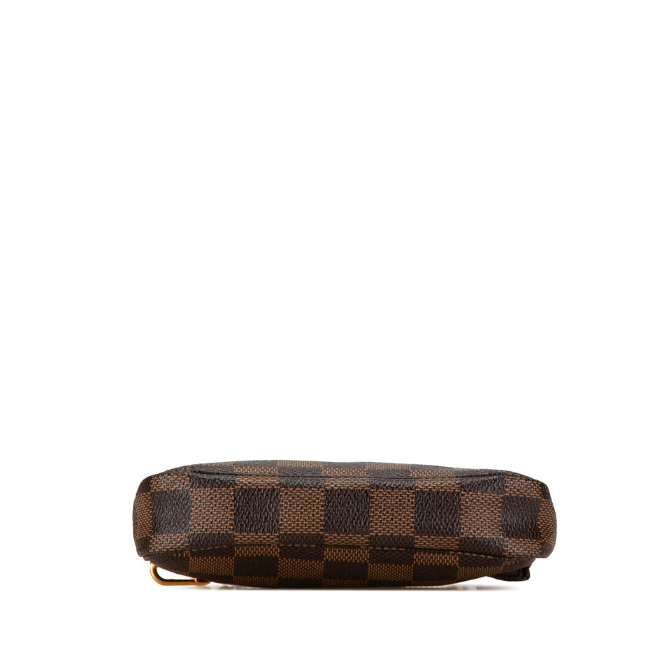 Brown Louis Vuitton Damier Ebene Trunks and Bags Mini Pochette Accessoires