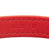 Red Louis Vuitton Monogram Blooming Wrap Bracelet