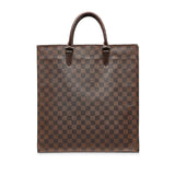 LOUIS VUITTON Damier Ebene Sac Plat Tote Bag