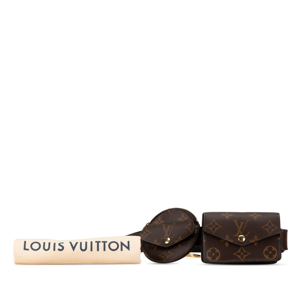Brown Louis Vuitton Monogram Daily Multi Pocket Belt Bag