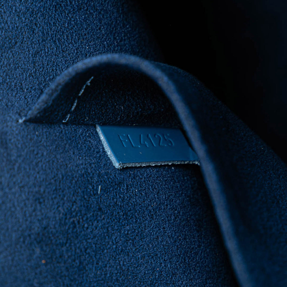 Blue Louis Vuitton Epi Aqua Alma PM Handbag