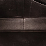 Chanel Classic Double Flap Jumbo Black Patent Leather Silver