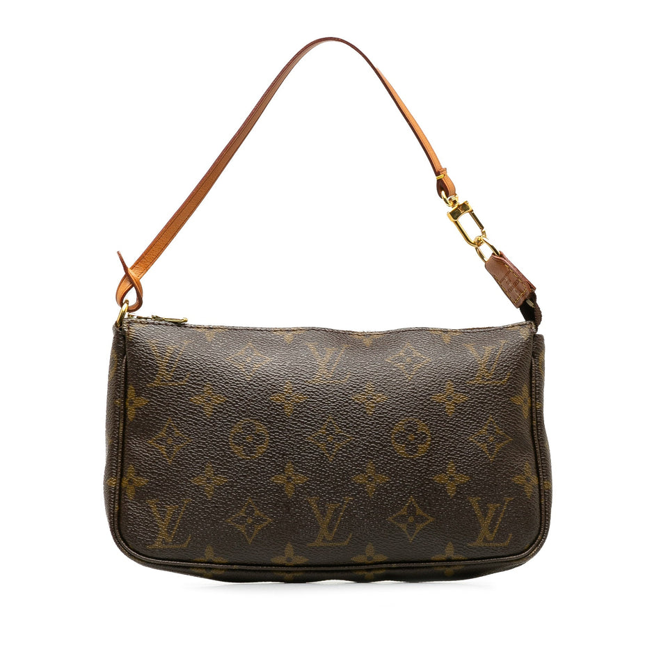 Brown Louis Vuitton Monogram Pochette Accessoires Shoulder Bag