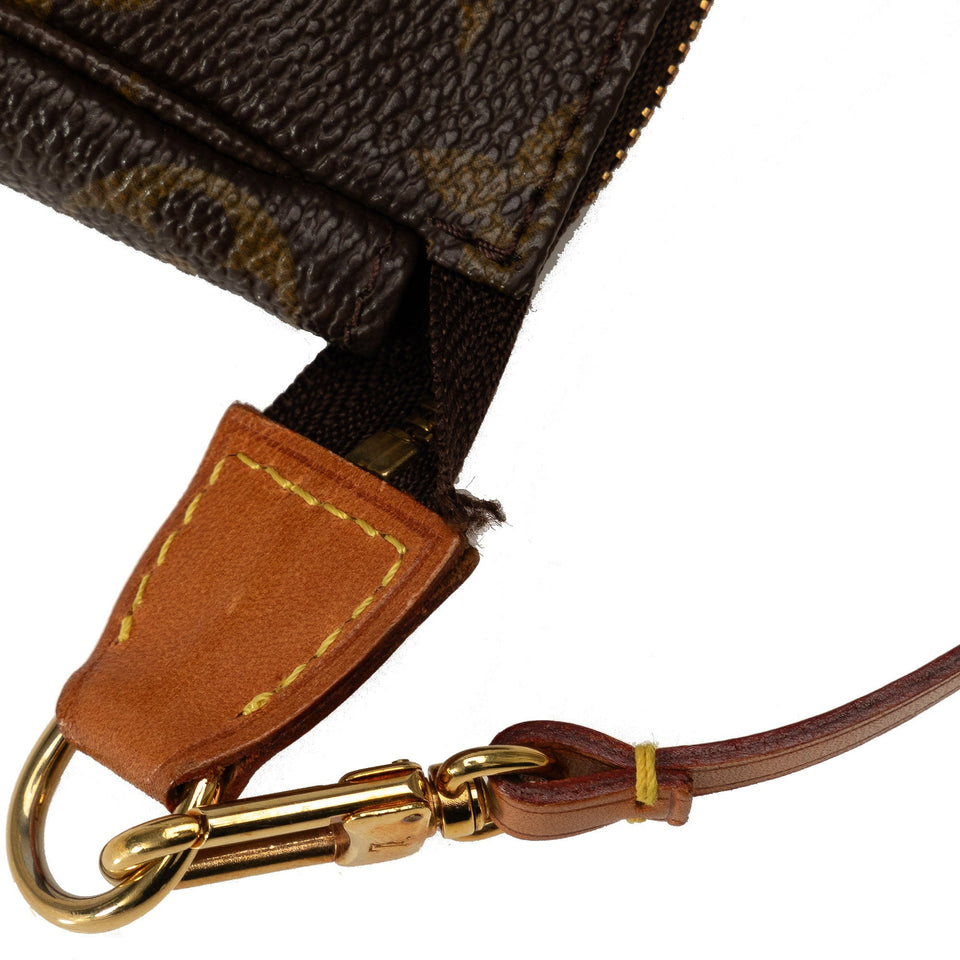 Brown Louis Vuitton Monogram Pochette Accessoires Shoulder Bag