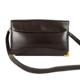 DIOR Christian vintage shoulder bag in brown leather