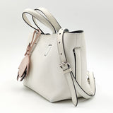 DIOR Christian Blossom mini shoulder bag in white leather