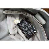 Chanel Wild Stitch CC Lambskin Leather Satchel Bag Light Grey