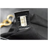 CHANEL Medium Boy Flap Caviar Leather Shoulder Bag Black