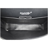 CHANEL Medium Double Flap Quilted Patent Leather Shoulder Bag Black/Red
