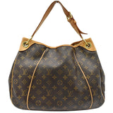 LOUIS VUITTON Galliera PM Monogram Canvas Hobo Shoulder Bag Brown