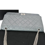 CHANEL 50th Anniversary 2.55 Reissue 228 Quilted Aged Calfskin Shoulder Bag Grey