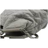 Chanel Wild Stitch CC Lambskin Leather Satchel Bag Light Grey