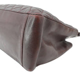 CHANEL Grand Shopping GST Caviar Leather Tote Bag Maroon