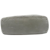 Chanel Wild Stitch CC Lambskin Leather Satchel Bag Light Grey