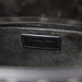 Christian Dior Lucky Star Medium Lady Dior Tote Black Lambskin Ruthenium Hardware