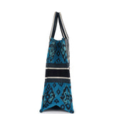 Christian Dior Blue Canvas Large Book Tote