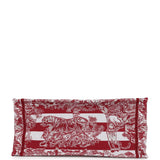 Christian Dior Burgundy Toile De Jouy Stripes Medium Book Tote