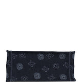 Christian Dior Blue Flower Embroidered Denim Small Book Tote