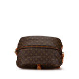 Brown Louis Vuitton Monogram Saumur 35 Crossbody Bag