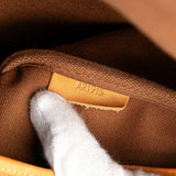 Brown Louis Vuitton Monogram Saumur 35 Crossbody Bag