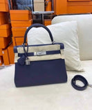Hermes Kelly 28cm Togo Palladium Hardware