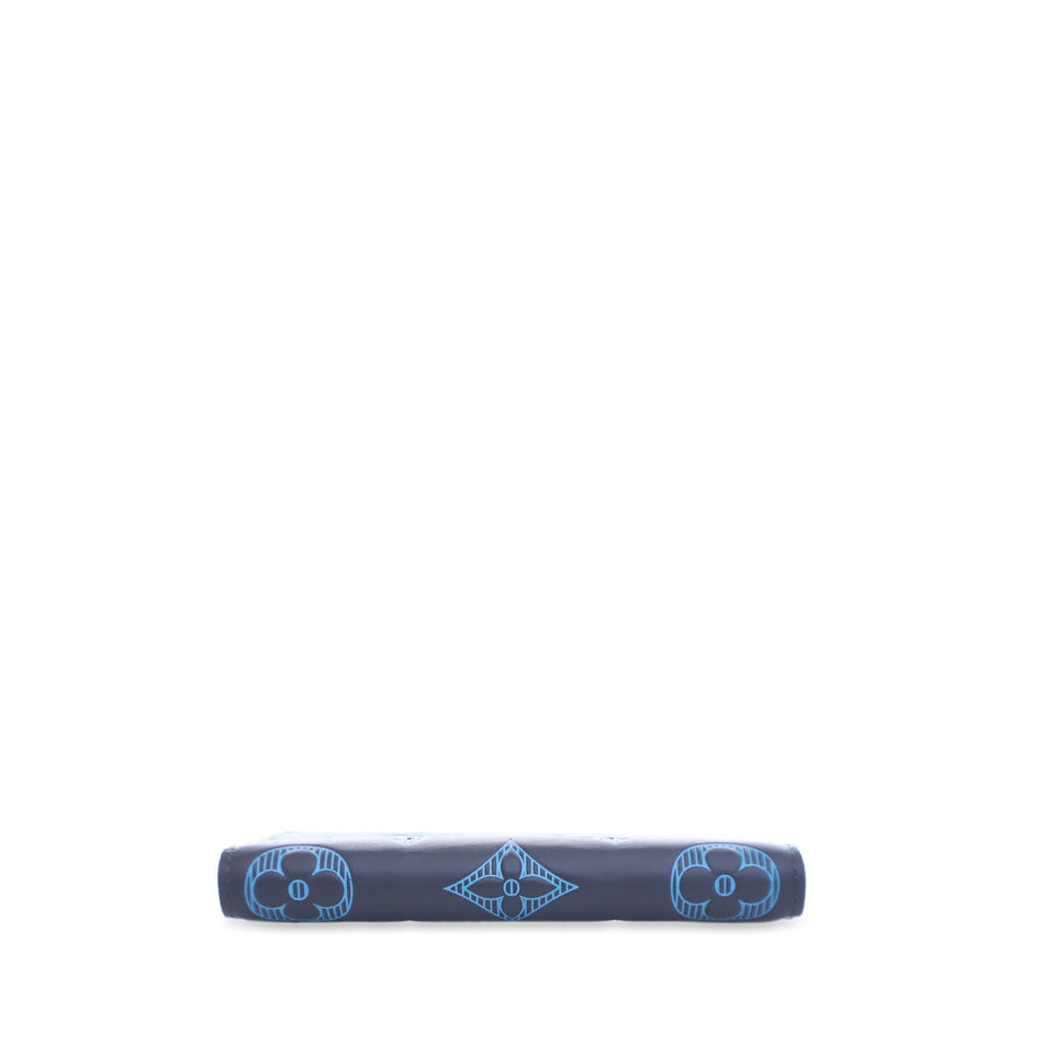 Blue Louis Vuitton Monogram Shadow Pocket Organizer