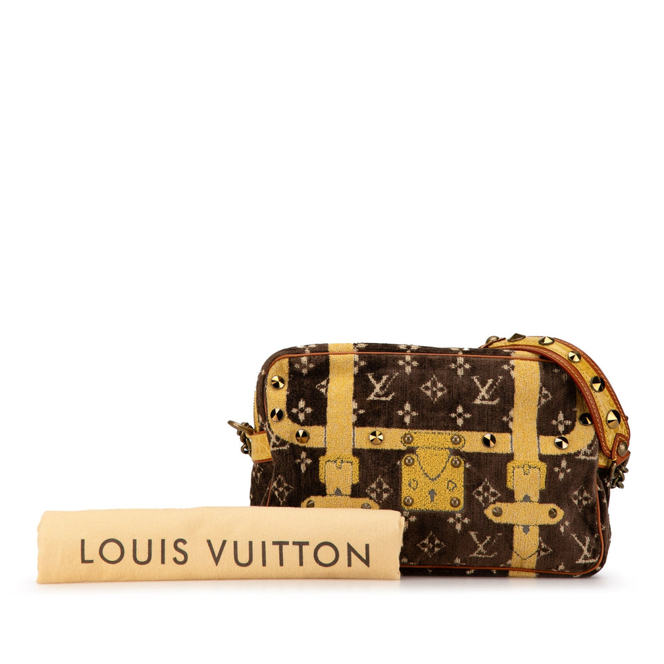 Brown Louis Vuitton Trompe L'oeil Trocadero Shoulder Bag