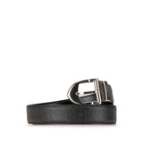 Black Louis Vuitton Taiga Ceinture Classique Belt