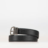 Black Louis Vuitton Taiga Ceinture Classique Belt