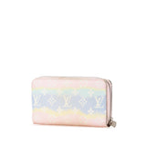 Pink Louis Vuitton Monogram Escale Zippy Wallet