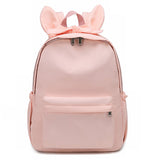 Lovely Rabbit Ear Waterproof Nylon Backpack Bow Women Backpack Female Korean style Schoolbag Travel Mochilas