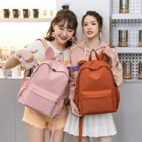 Lovely Rabbit Ear Waterproof Nylon Backpack Bow Women Backpack Female Korean style Schoolbag Travel Mochilas