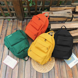 New Waterproof Nylon Backpack for Women Multi Pocket Travel Backpacks Female School Backpacks for Teenage Girls Book Mochilas