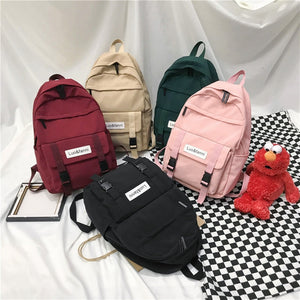 New waterproof nylon Women Backpack Large capacity Schoolbags for Teenage girls Travel Backpack Fashion Book Bag Mochila