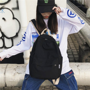 Women Canvas Backpack Female Large capacity travel bag Student School Bag for Teenager Girls Shoulder Bags Ladies Mochila