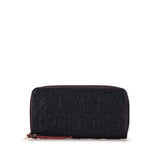 Blue Louis Vuitton Monogram Empreinte Zippy Long Wallet