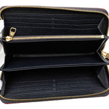 Blue Louis Vuitton Monogram Empreinte Zippy Long Wallet