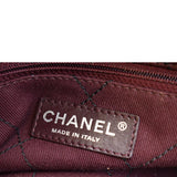 CHANEL Deauville Small Shopping Leather Tote Bag Black