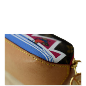 LOUIS VUITTON Elizabeth Pencil Monogram Canvas Case Brown