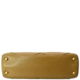 CHANEL CC Wild Stitch Caviar Leather Satchel Bag Tan