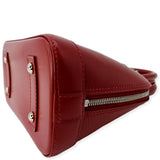 LOUIS VUITTON Alma BB Epi Leather Satchel Crossbody Bag Red